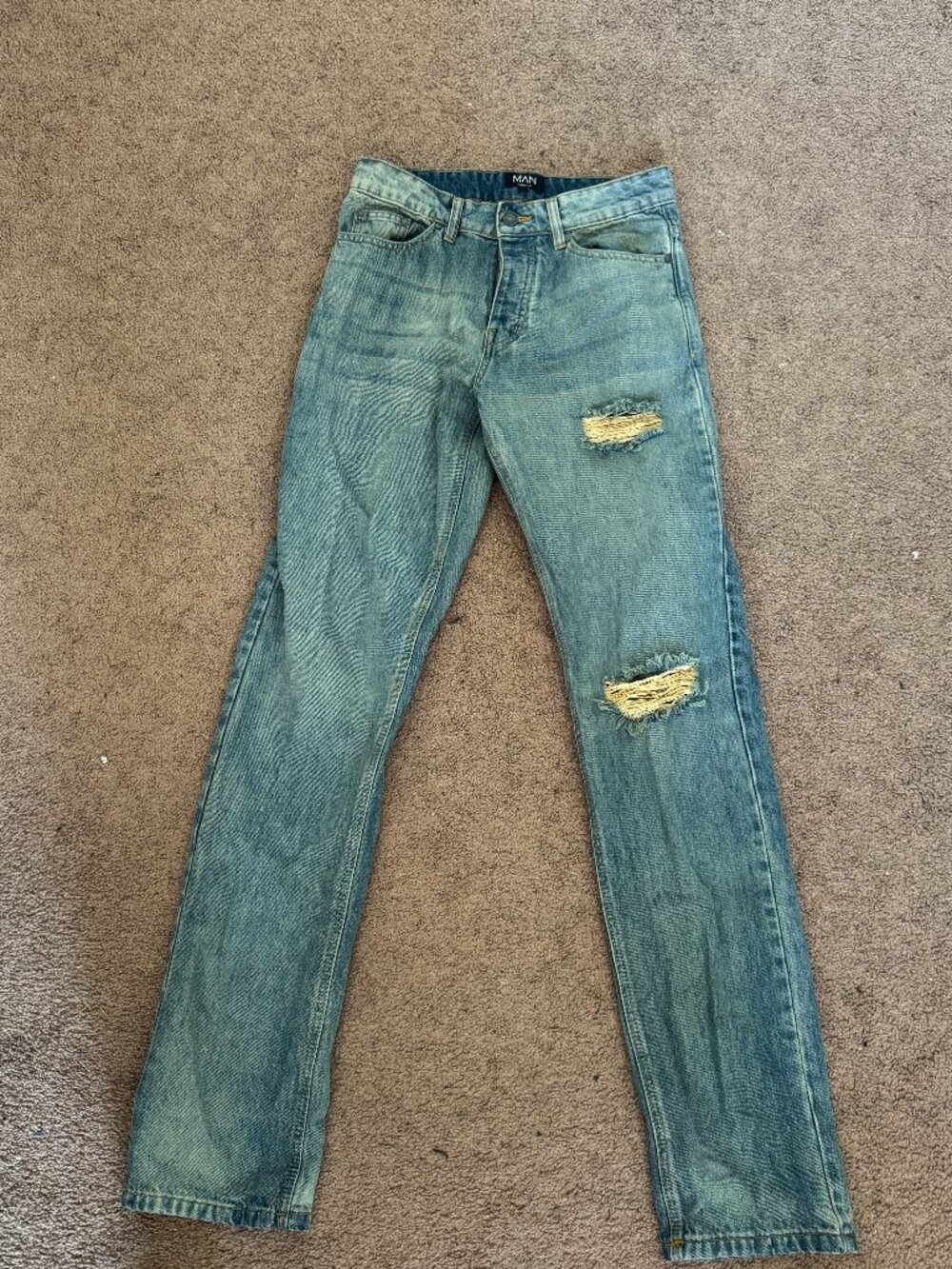 BooHooman Ripped Jeans Size 30.